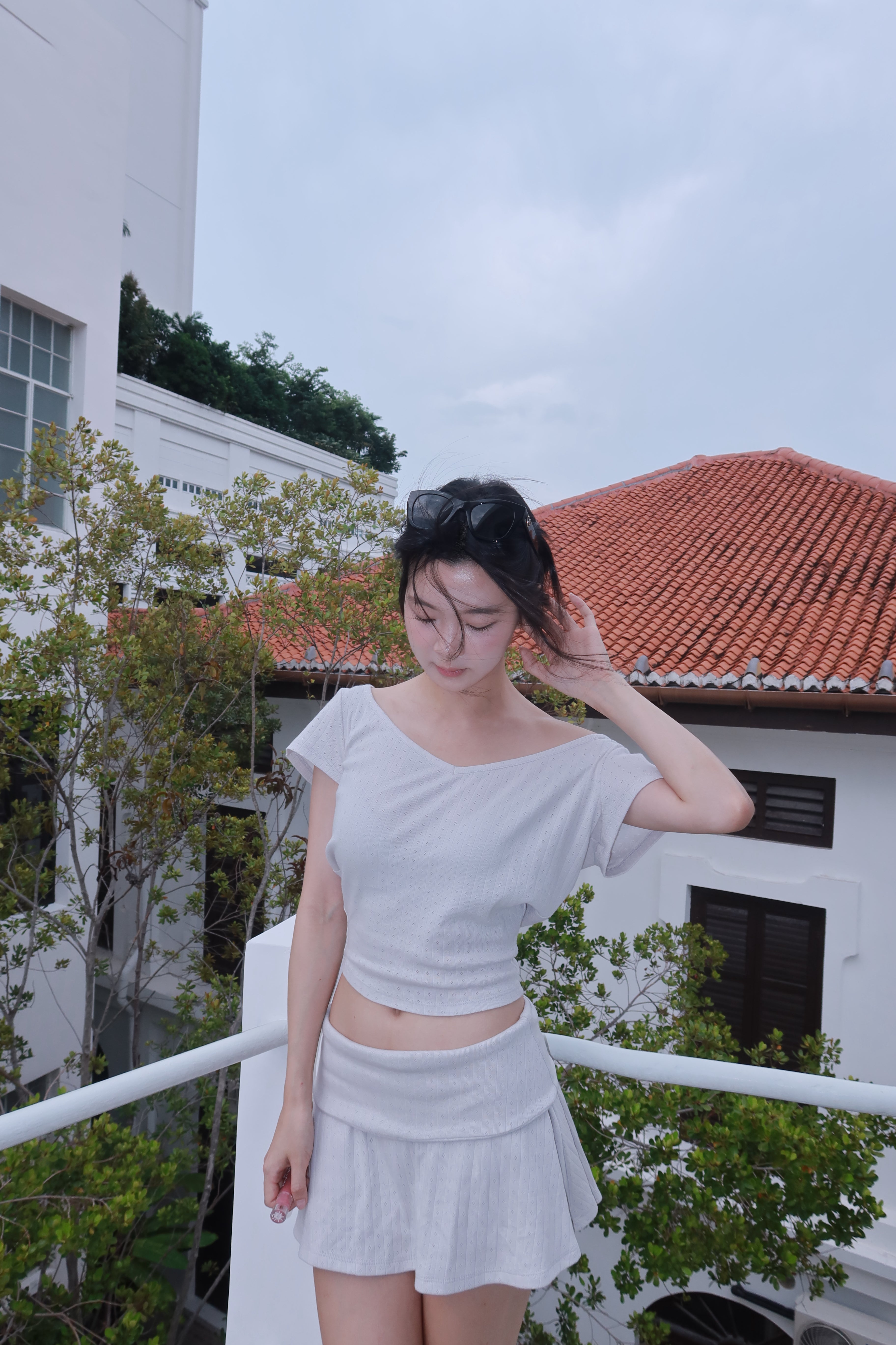 Cherie Pointelle Top